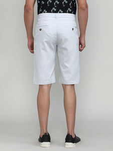 Sky Blue Cotton Shorts