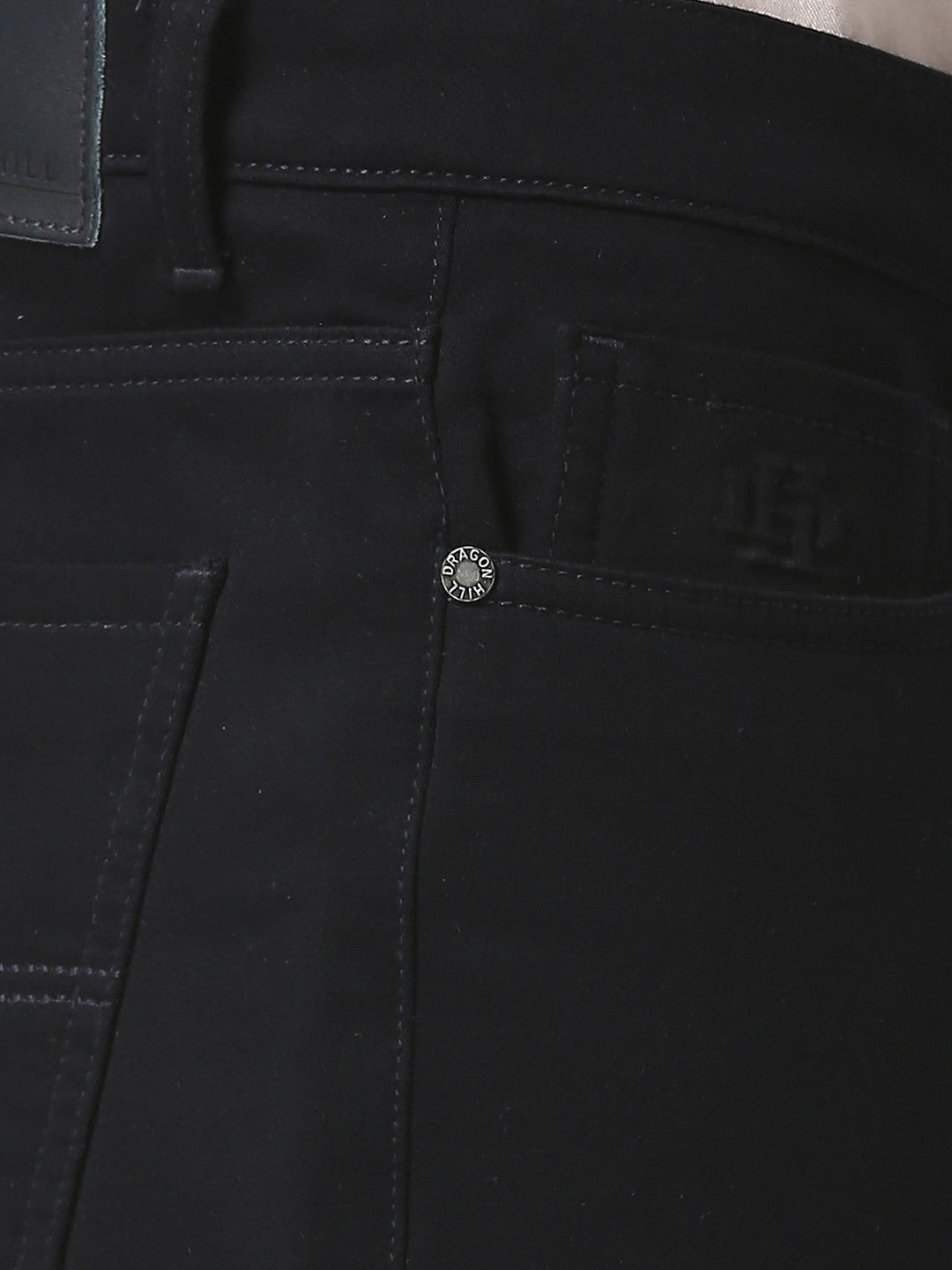 Black Slim Fit Cotton Stretch Jeans