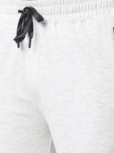 Ecru Tencel Lycra Shorts With Zipped Pocket