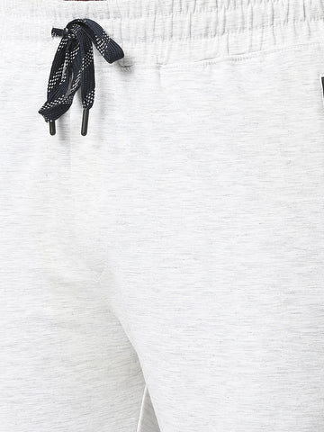 Ecru Tencel Lycra Shorts With Zipped Pocket