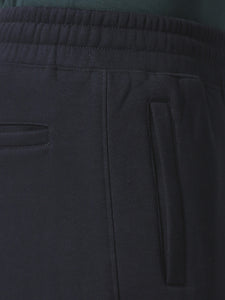 Navy Blue Fleece Track Pants